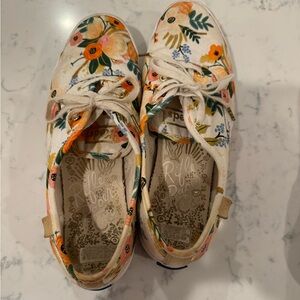 Rifle Paper Co Keds shoes, size 7